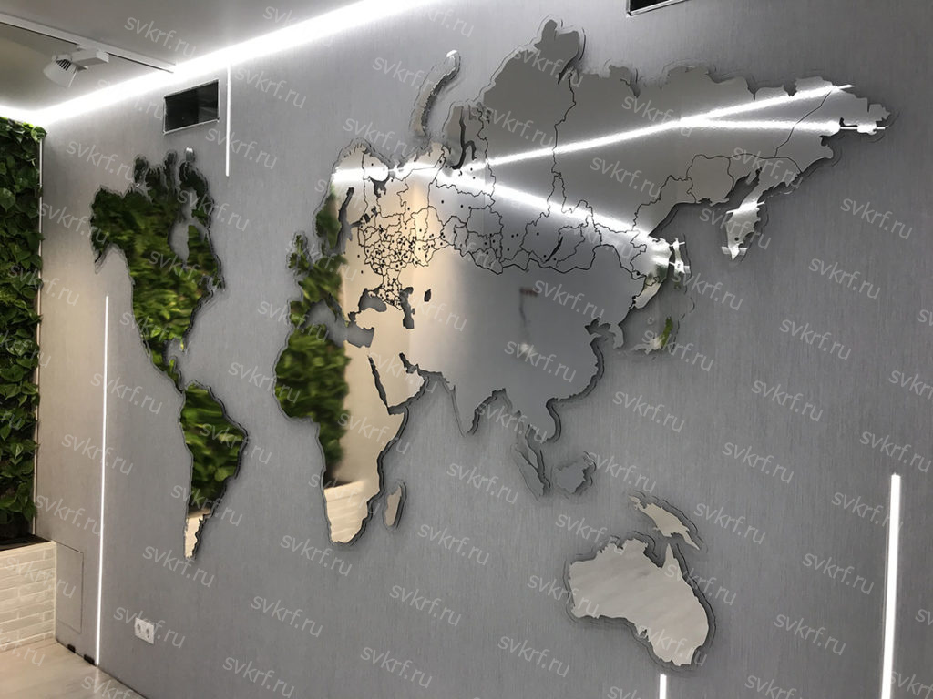 Световая карта Мира
